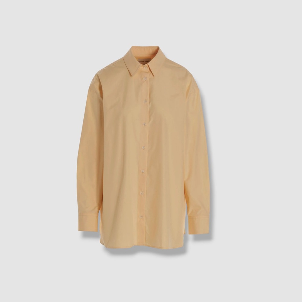 Loulou Studio Light Yellow Button-Up Shirt - Picture 2 of 7